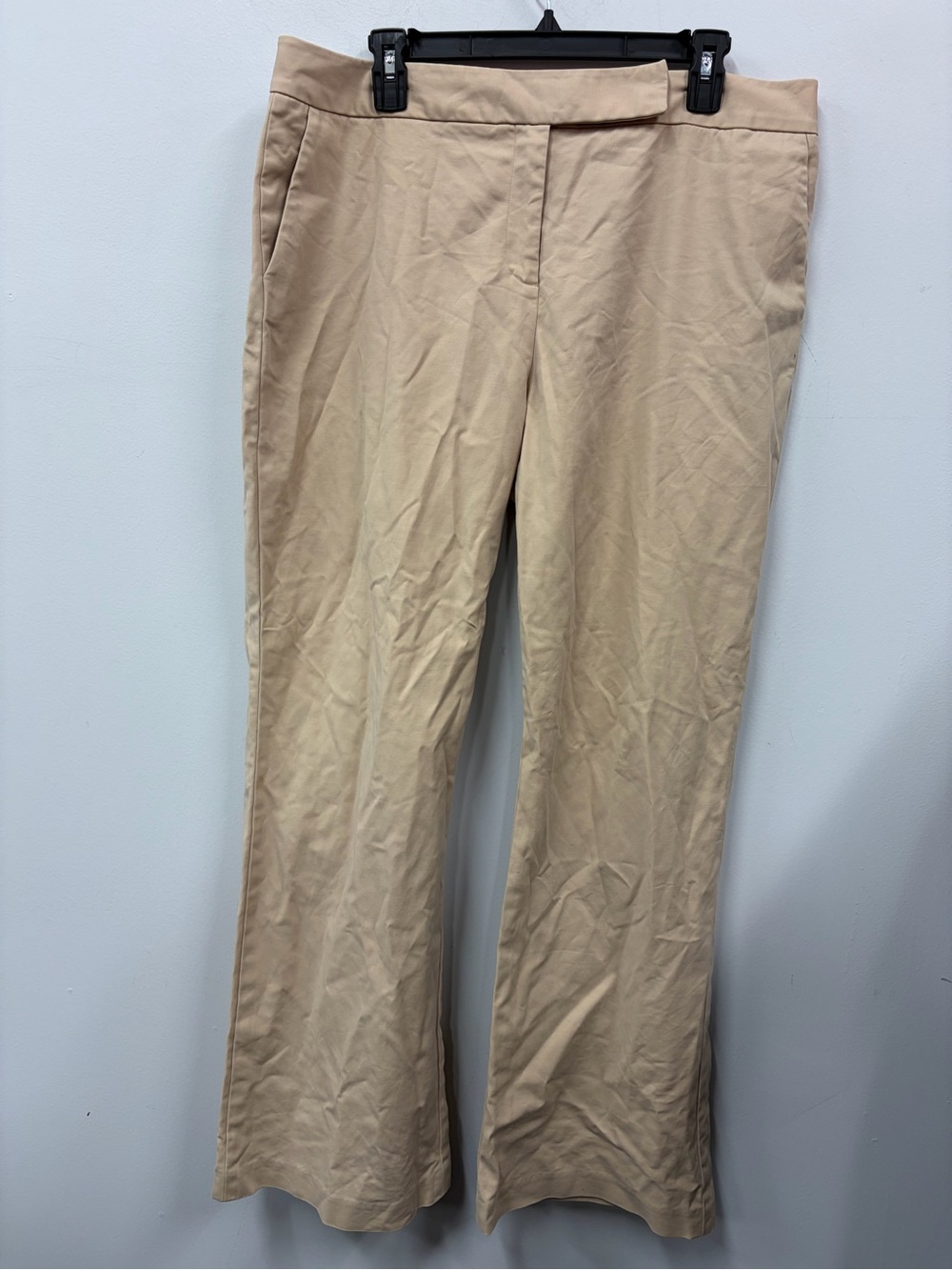 Oscar Beige Wide Leg Dress Pants Sz 16